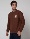 Details Sweatshirt Jumper Long Sleeve R Neck Print