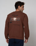 Details Sweatshirt Jumper Long Sleeve R Neck Print