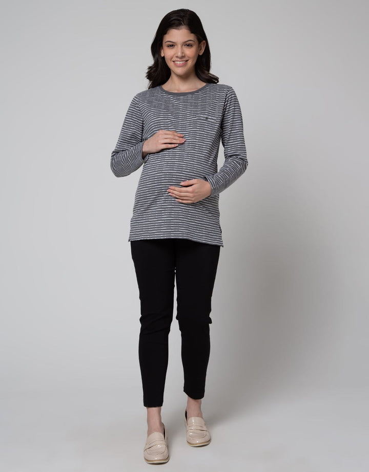 St. Yves Mom Long Pants Cotton Stretch