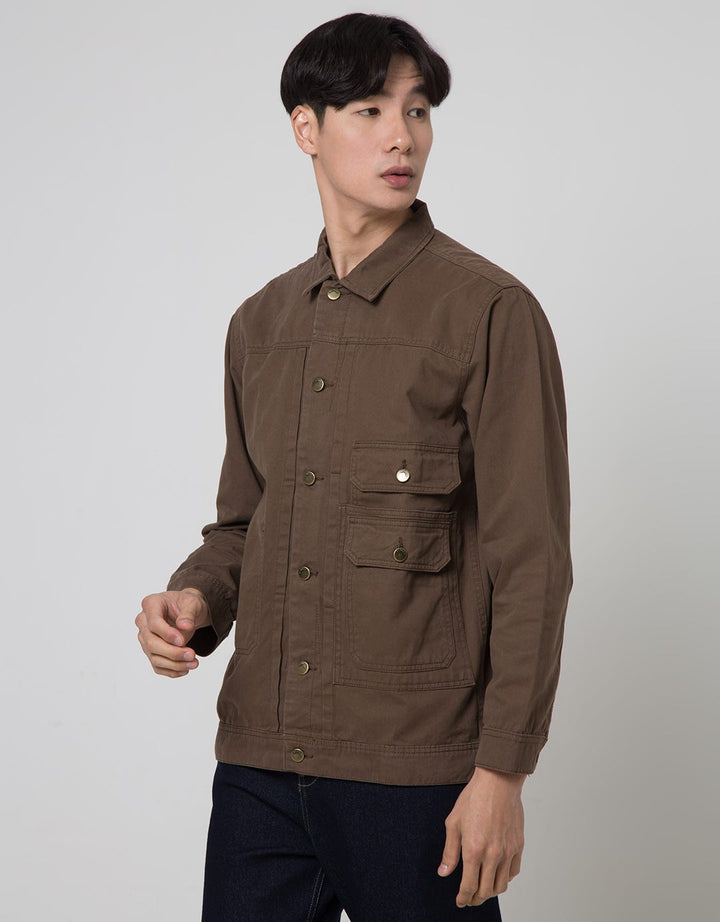 Nevada Twill Pocket Jaket Pria