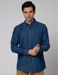 Nevada Long Sleeve Shirt Eco Denim Oversized
