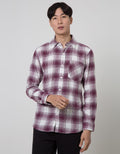 Nevada Long Sleeve Shirt Checked Flannel Kmlb013