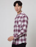 Nevada Long Sleeve Shirt Checked Flannel Kmlb013