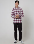 Nevada Long Sleeve Shirt Checked Flannel Kmlb013