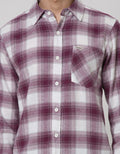 Nevada Long Sleeve Shirt Checked Flannel Kmlb013