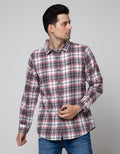 Nevada Long Sleeve Shirt Checked Flannel