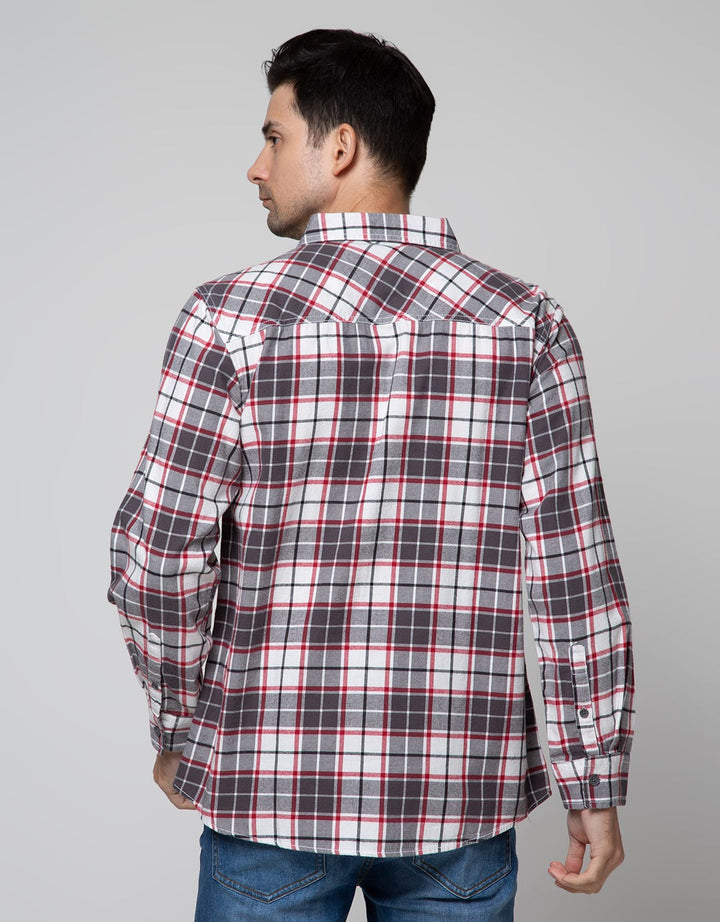 Nevada Long Sleeve Shirt Checked Flannel