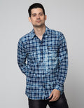 Nevada Checked Flannel Kemeja Pria