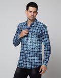 Nevada Checked Flannel Kemeja Pria