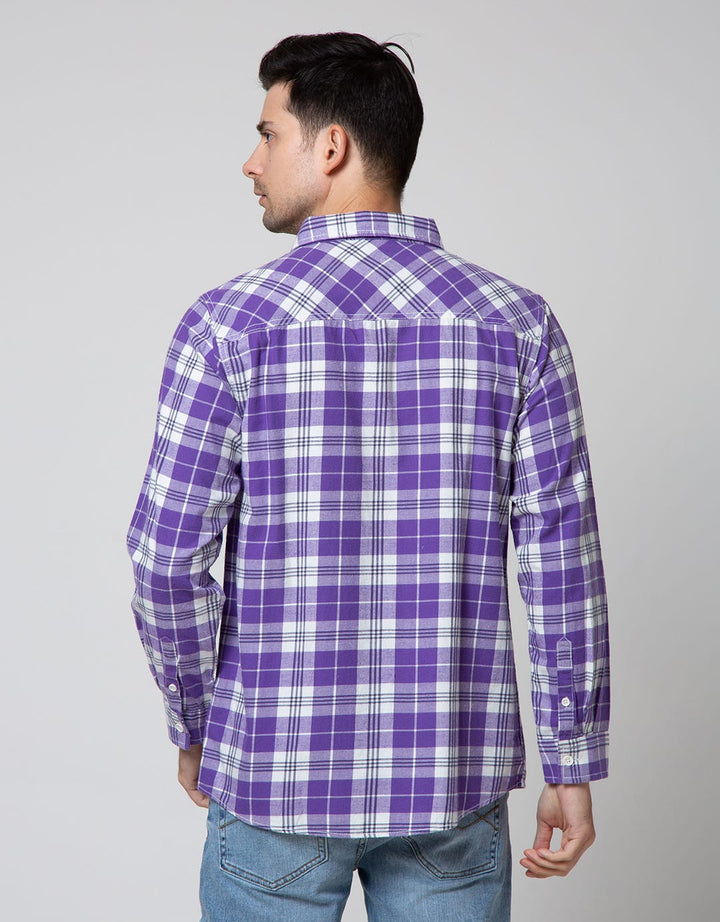 Nevada Long Sleeve Shirt Checked Flannel