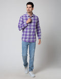 Nevada Long Sleeve Shirt Checked Flannel