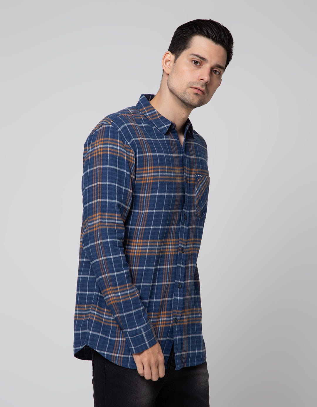 Nevada Checked Flannel Kemeja Pria