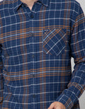 Nevada Checked Flannel Kemeja Pria