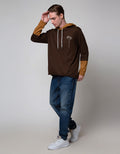 Nevada Long Sleeve T-Shirt Hoodie Mock Sleeve Print Foam Kanebo