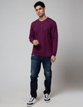 Nevada Long Sleeve T-Shirt Henley Print