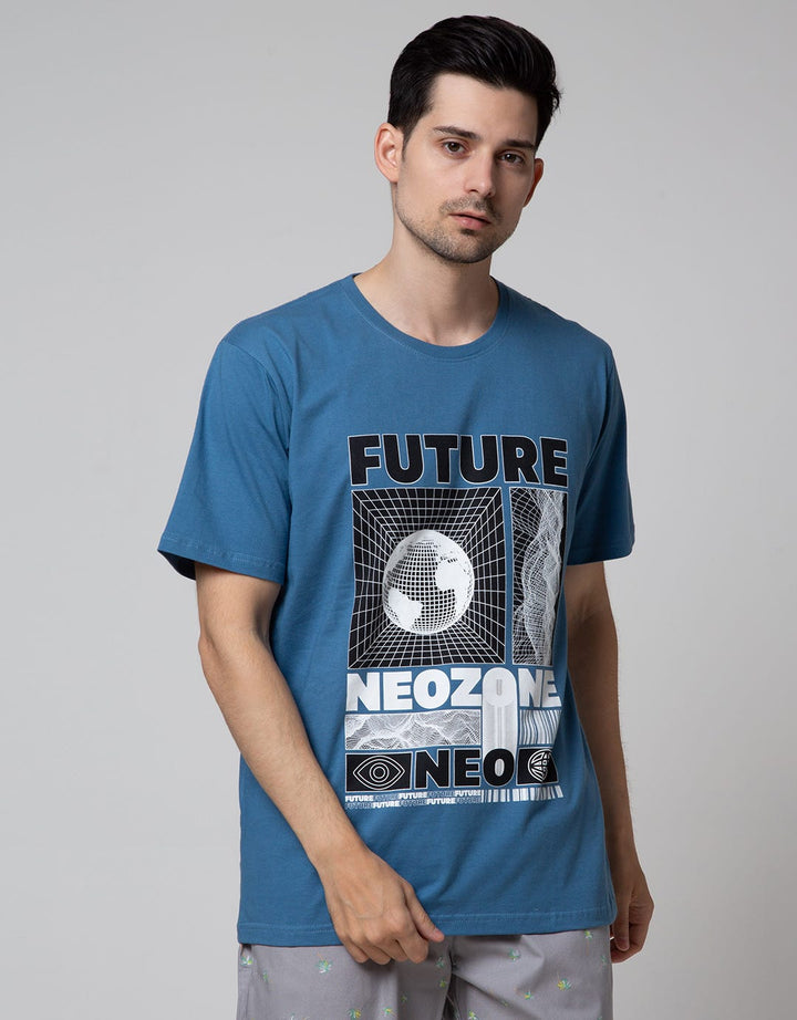 Nevada Short Sleeve T-Shirt Print Hawaiian Ocean