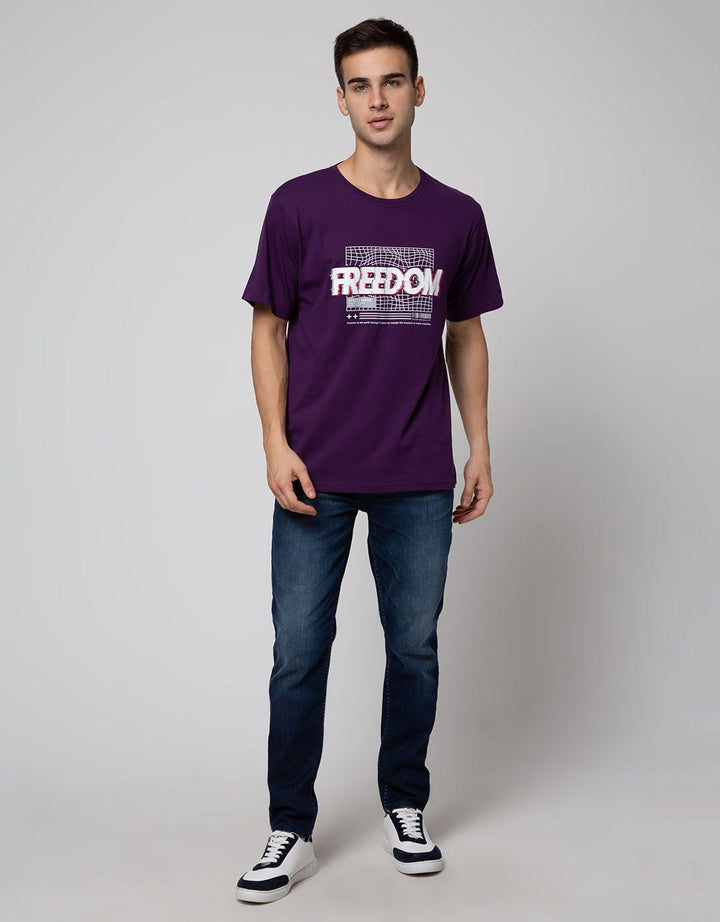 Nevada Short Sleeve T-Shirt Print Freedom