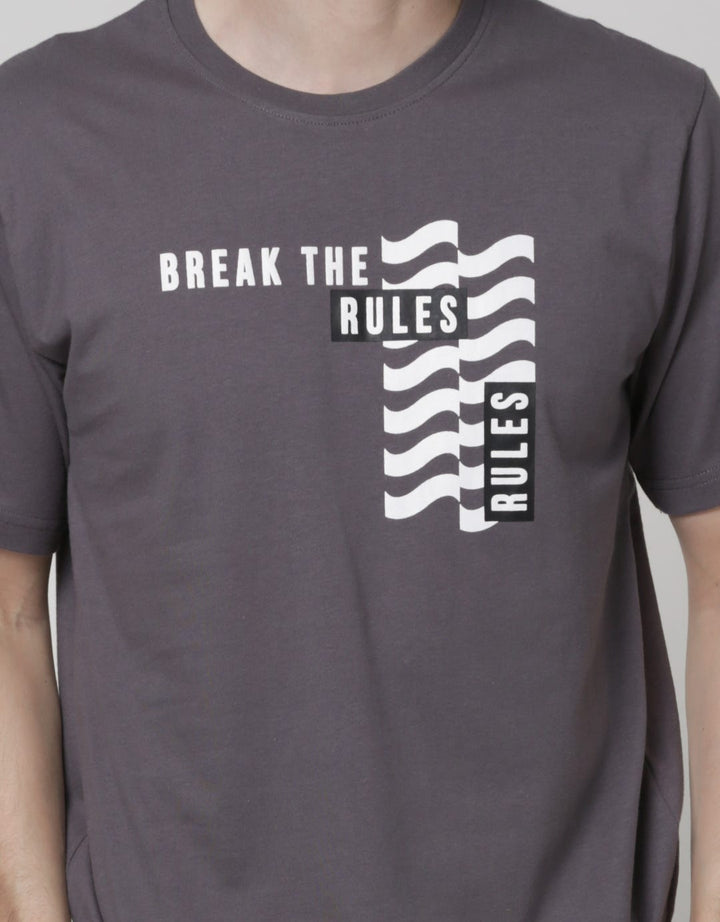 Nevada Short Sleeve T-Shirt Print Break The Rules