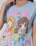 Aero Short Sleeve T-Shirt Anime Best Friends