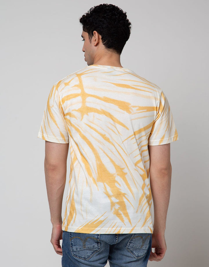 Disney Mickey Tie Dye Kaos Kasual Pria