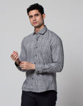 Stanley Adams Long Sleeve Shirt Print Slim