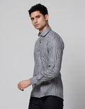 Stanley Adams Long Sleeve Shirt Print Slim