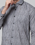Stanley Adams Long Sleeve Shirt Print Slim