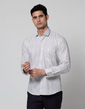 Stanley Adams Long Sleeve Shirt Print Slim
