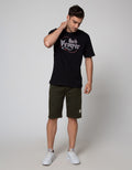 Marvel Black Panther Logo And Pocket Short Pants