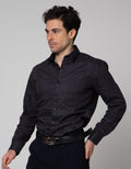 Stanley Adams Long Sleeve Shirt Print Slim