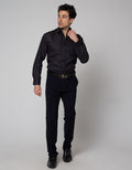 Stanley Adams Long Sleeve Shirt Print Slim