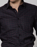 Stanley Adams Long Sleeve Shirt Print Slim