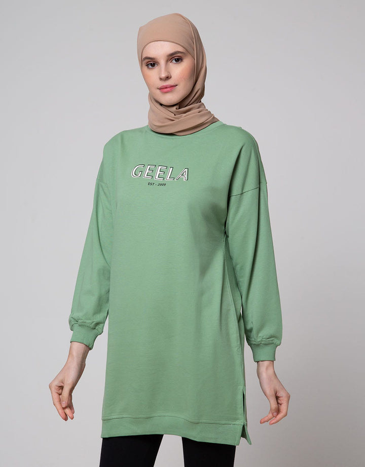 Geela Fayra Long Printed Women's T-Shirt
