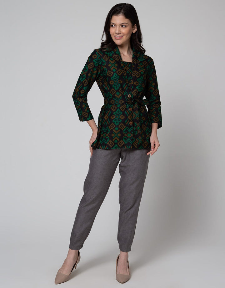 Adikusuma Blouse Batik with Jepara Woven Motif