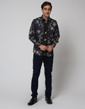 Adikusuma Men's Long Sleeve Batik Shirt