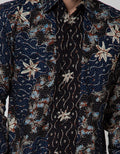 Adikusuma Men's Long Sleeve Batik Shirt