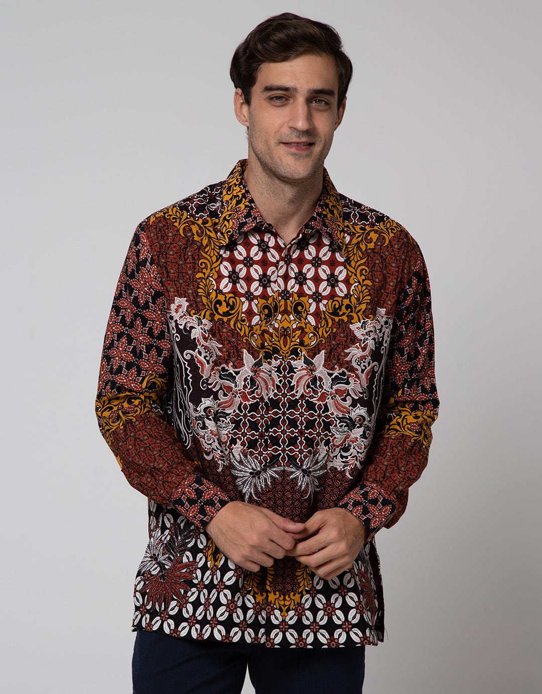 Arjunaweda Kemeja Kawung Modern