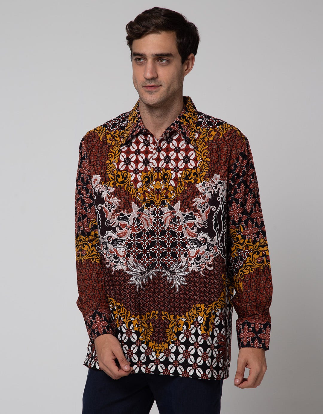Arjunaweda Kemeja Kawung Modern