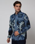 Arjuna Weda Kemeja Batik Daun Jalar Pria