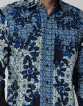 Arjuna Weda Kemeja Batik Daun Jalar Pria