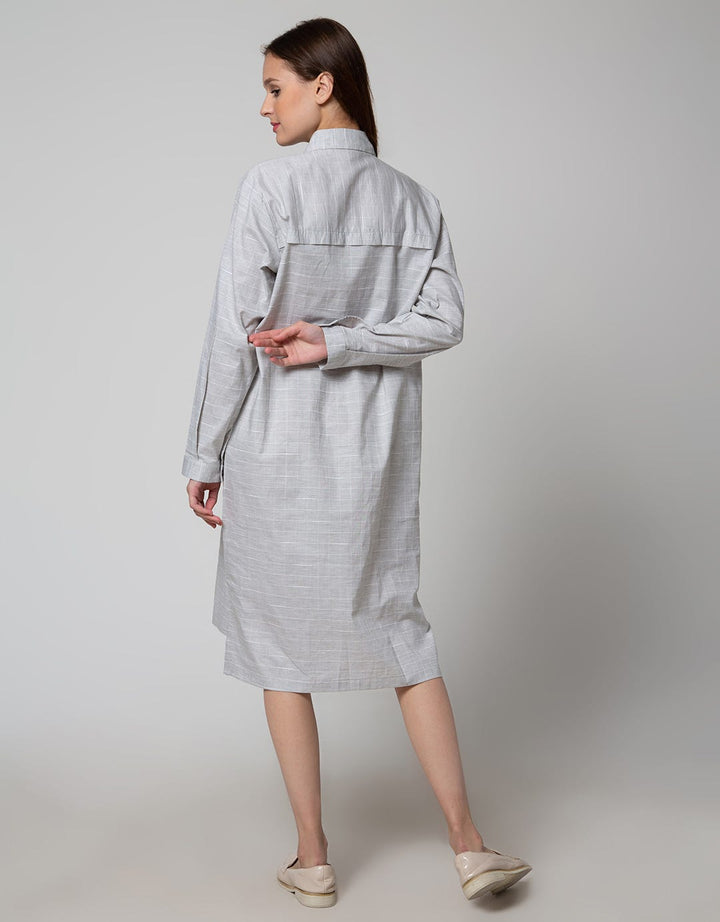 DRESS OXFORD MOTIF A