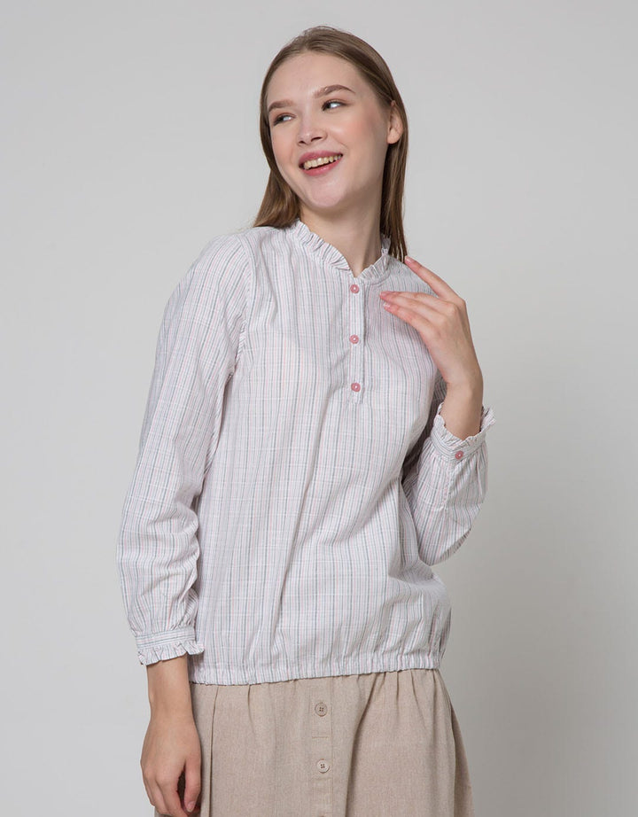 Triset Ladies Blouses Small Stripe
