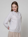 Triset Ladies Blouses Small Stripe