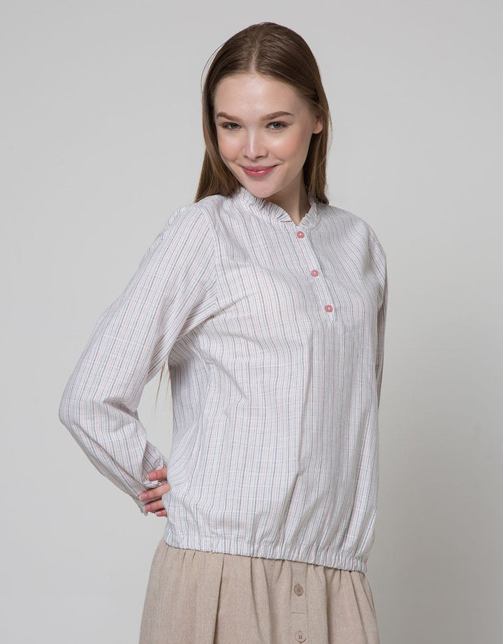 Triset Ladies Blouses Small Stripe