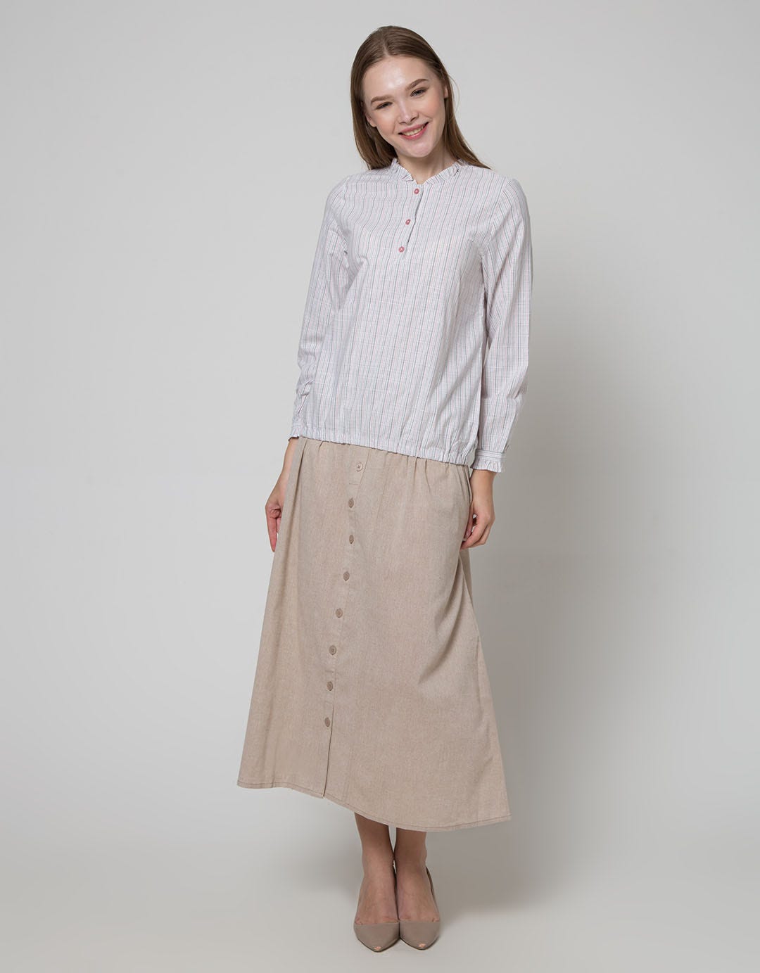 Triset Ladies Blouses Small Stripe
