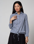 Triset Casual Textured Blouse Wanita