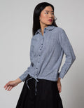 Triset Casual Textured Blouse Wanita