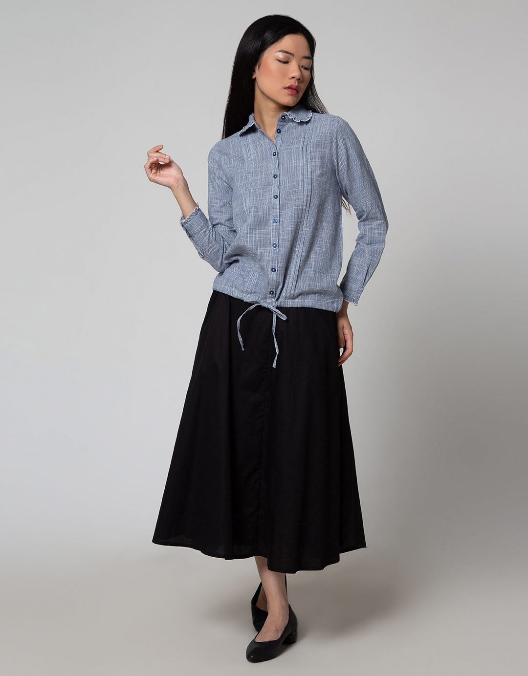 Triset Casual Textured Blouse Women