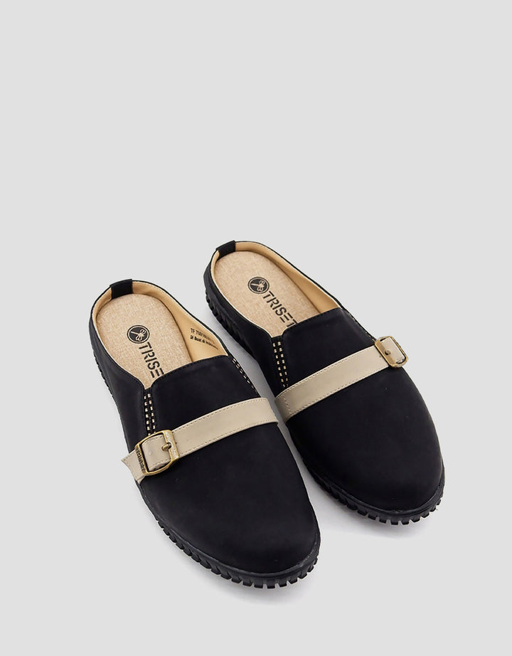 Triset Bustong Buckle Sandal Wanita