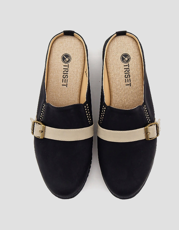 Triset Bustong Buckle Sandal Wanita